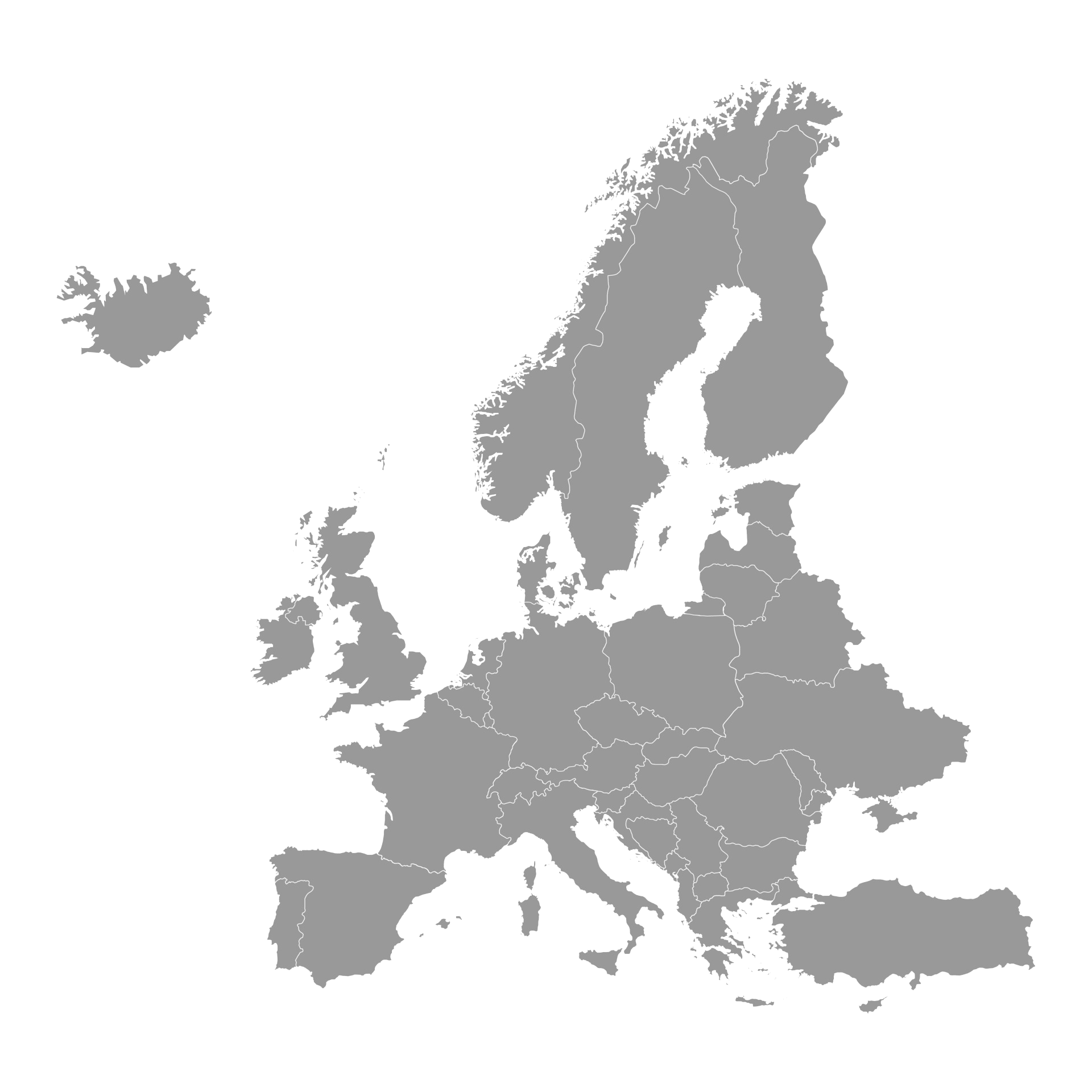 Map of Europe